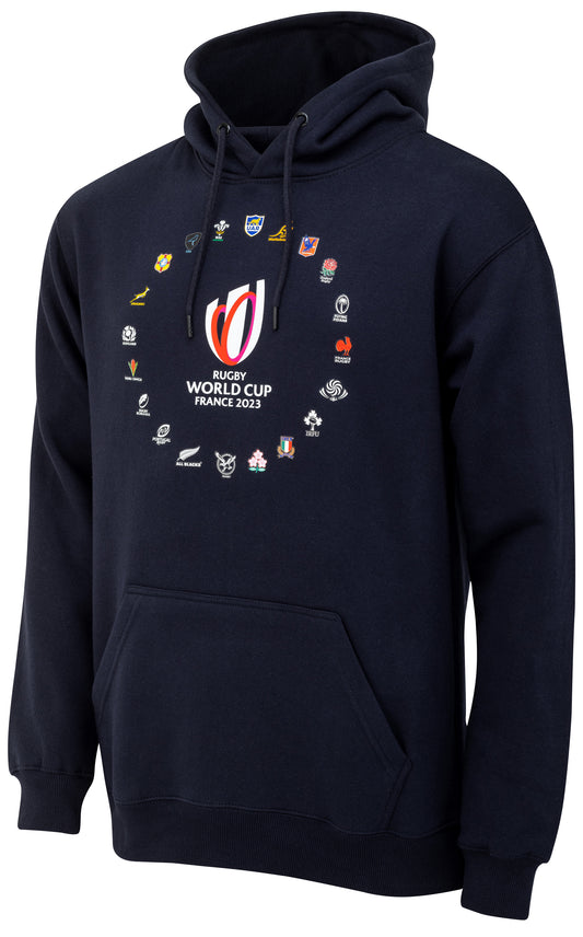 Rugby World Cup Sweat RWC 20 Nations Adultes - Collection Officielle Coupe du Monde de Rugby 2023