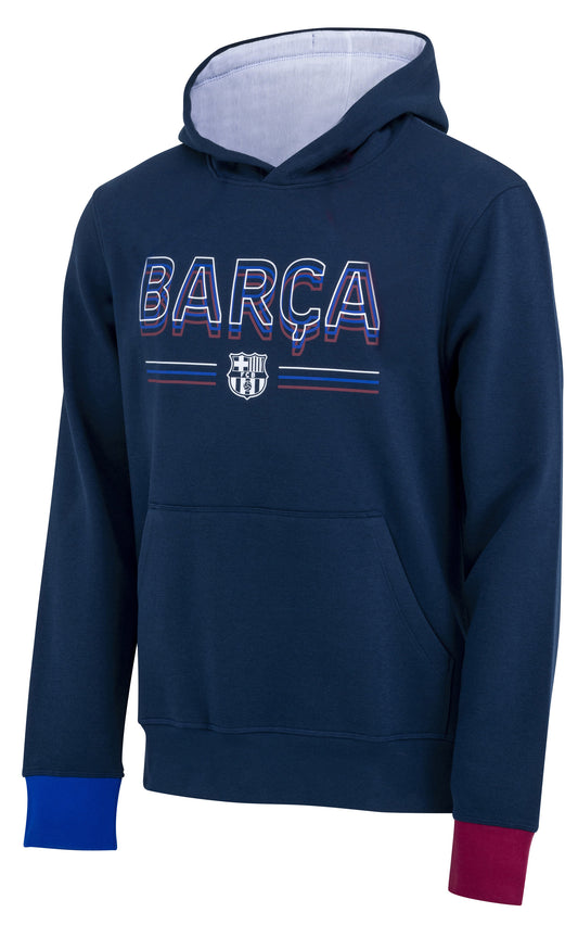 Sweat Capuche Barça Enfant - Collection Officielle FC Barcelone