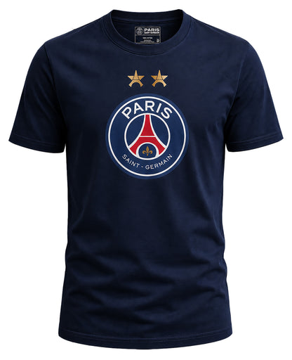 T-Shirt PSG -  2 étoiles - Collection Officielle Paris Saint Germain