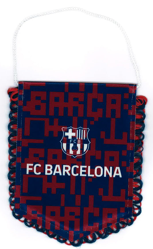 Fanion Barça - Collection officielle FC Barcelone - Taille 13 x 10 cm
