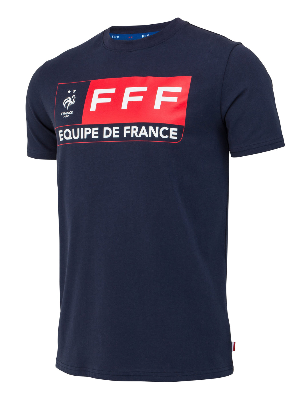 T-shirt FFF - 2 étoiles - Collection officielle Equipe de France de Football - Taille Homme