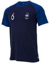 Charger l&#39;image dans la galerie, T-shirt FFF - Paul POGBA - Collection officielle Equipe de France de Football - Taille Homme