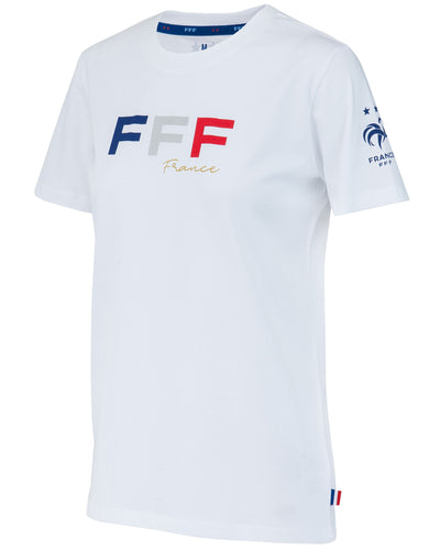 T-shirt FFF - Collection officielle Equipe de France de Football - Taille Femme