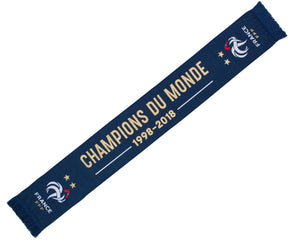 Echarpe FFF - Champions du Monde - Collection officielle Equipe de France de Football - Taille Homme