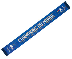 Echarpe FFF - Champions du Monde - Collection officielle Equipe de France de Football - Taille Homme