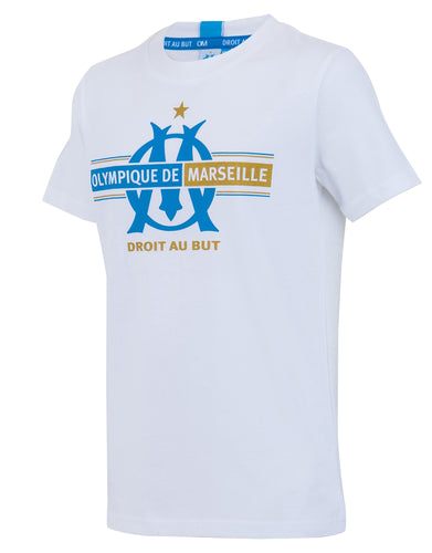 T-shirt OM - Collection officielle OLYMPIQUE DE MARSEILLE - Taille enfant garçon